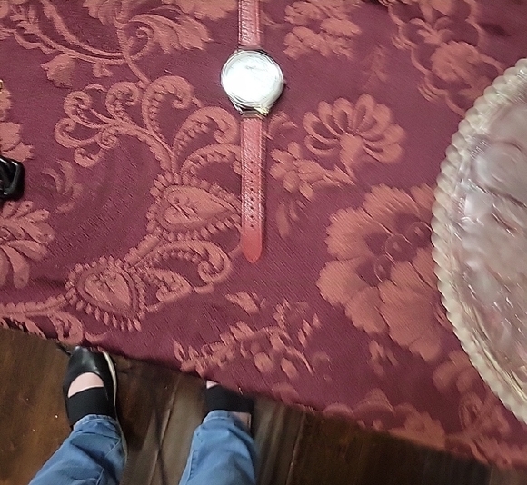 Brighton Silver Watch with Black Strap - Picture 3 of 4